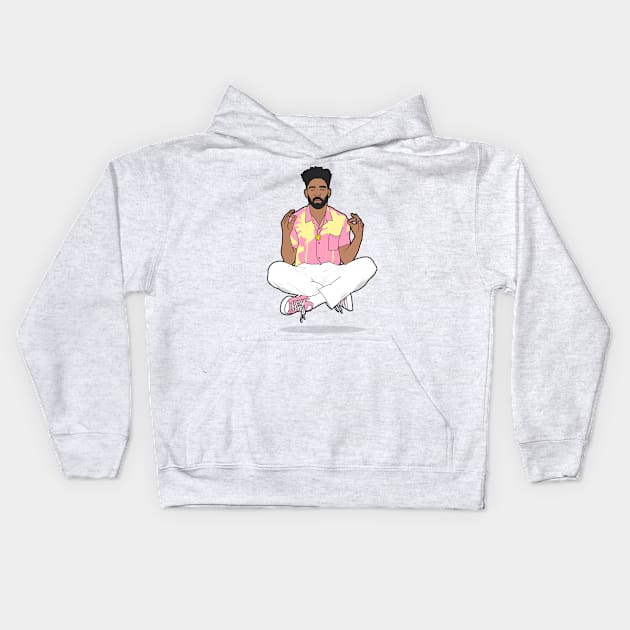 Super Duper Zen Kyle Kids Hoodie by Riki Prosper